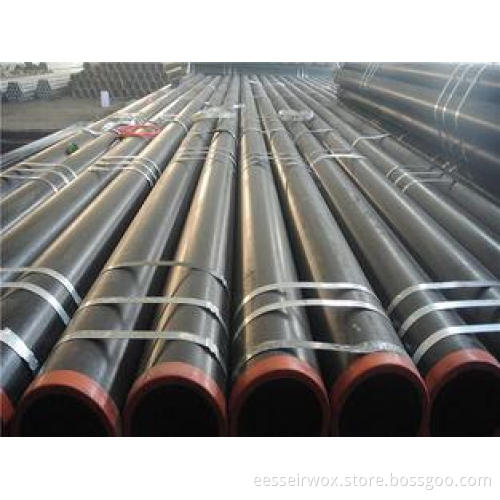 Black Painting Welded Steel Pipe / MS Galvanized Welding Tu